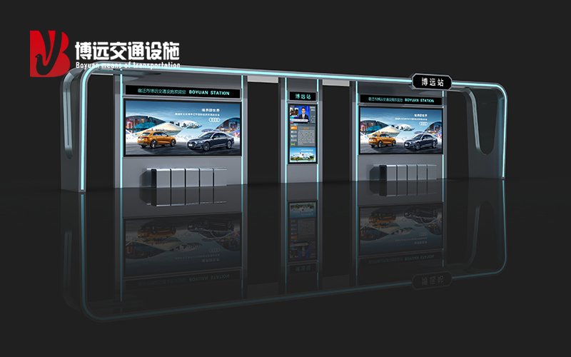 不锈钢候车亭BY-BXGZN-003