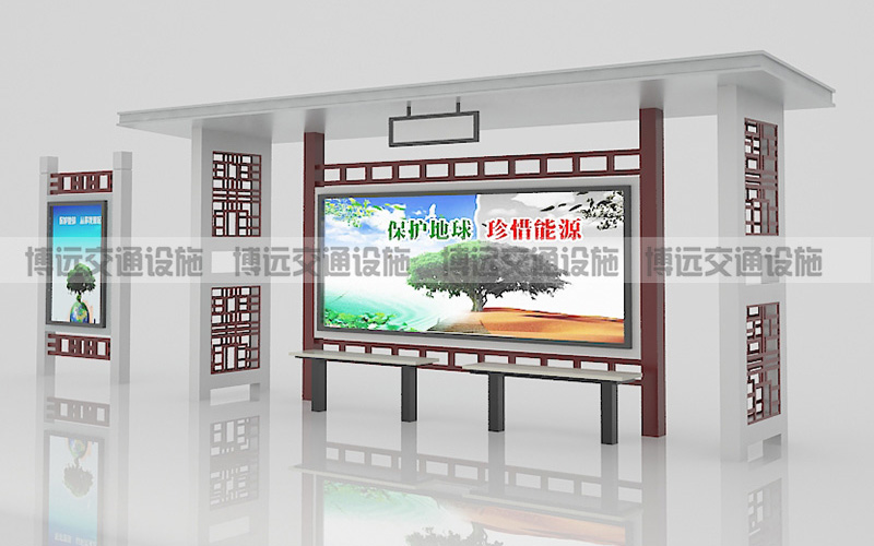 仿古候车亭BY-FDZN-019